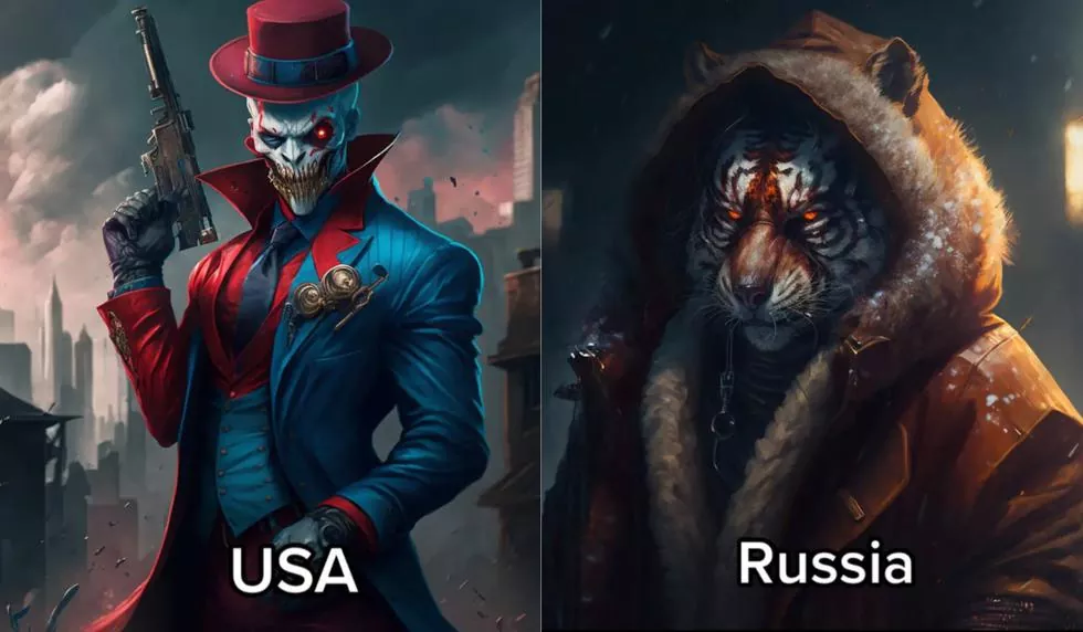 Como Una IA crea villanos que representan cada país del mundo