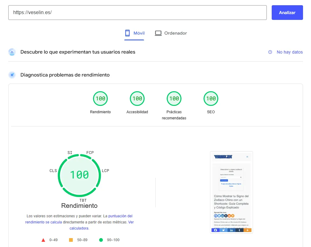 Herramientas Recomendadas para la Evaluación de una Web