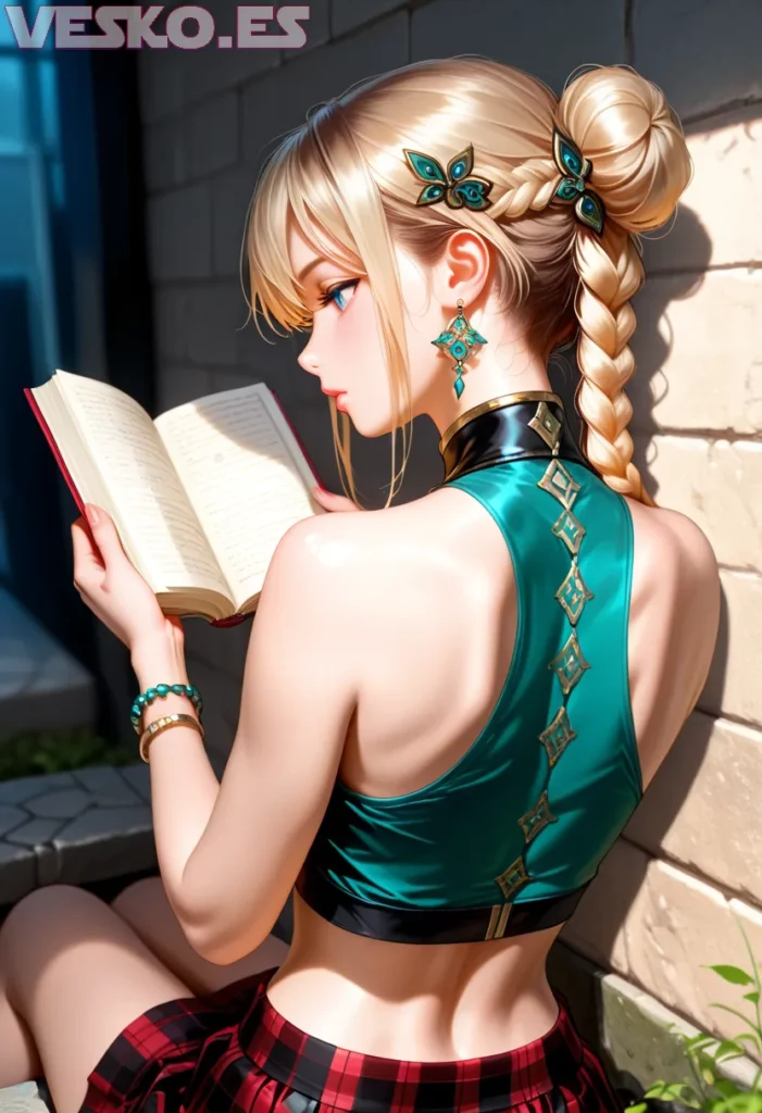 Arte hechos históricos increíbles de Chica Bohemia Creada Con Flux 1 Dev Y Comfyui generado por IA