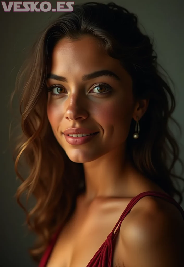 Arte hechos históricos increíbles de Chica Estilo Retrato Profesional Flux 1 Dev generado por IA