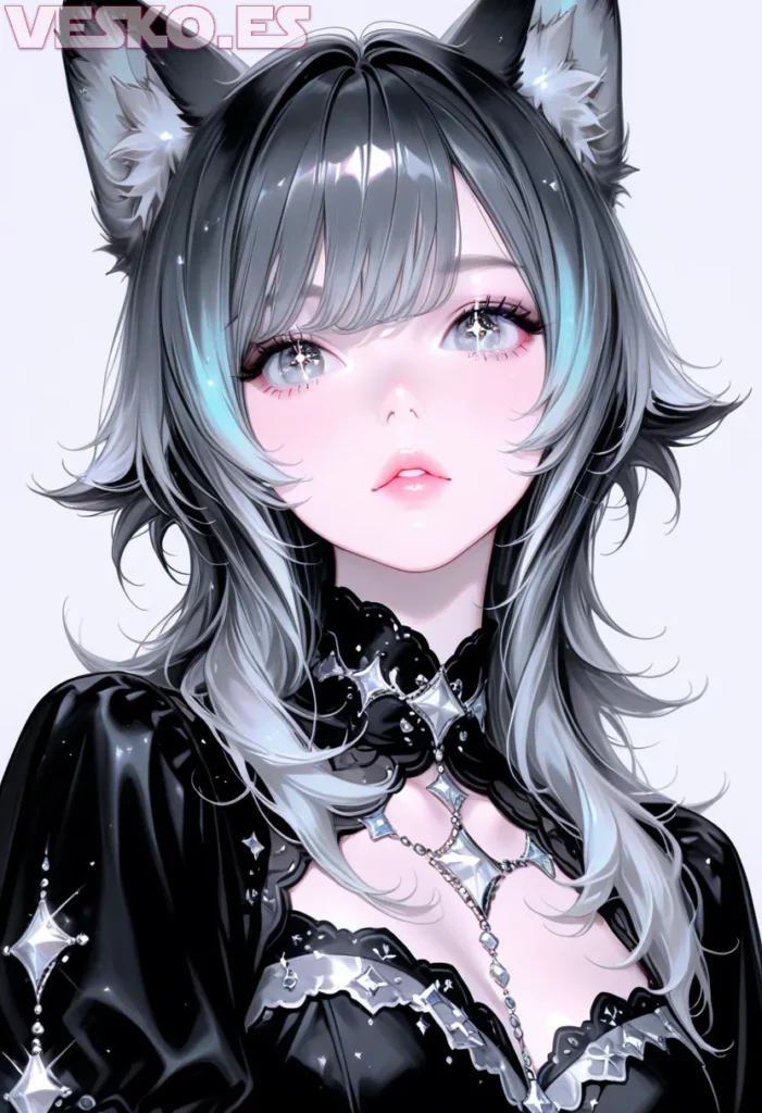 Arte hechos históricos increíbles de Chica Futurista Creada Con Flux 1 Dev Y Comfyui generado por IA