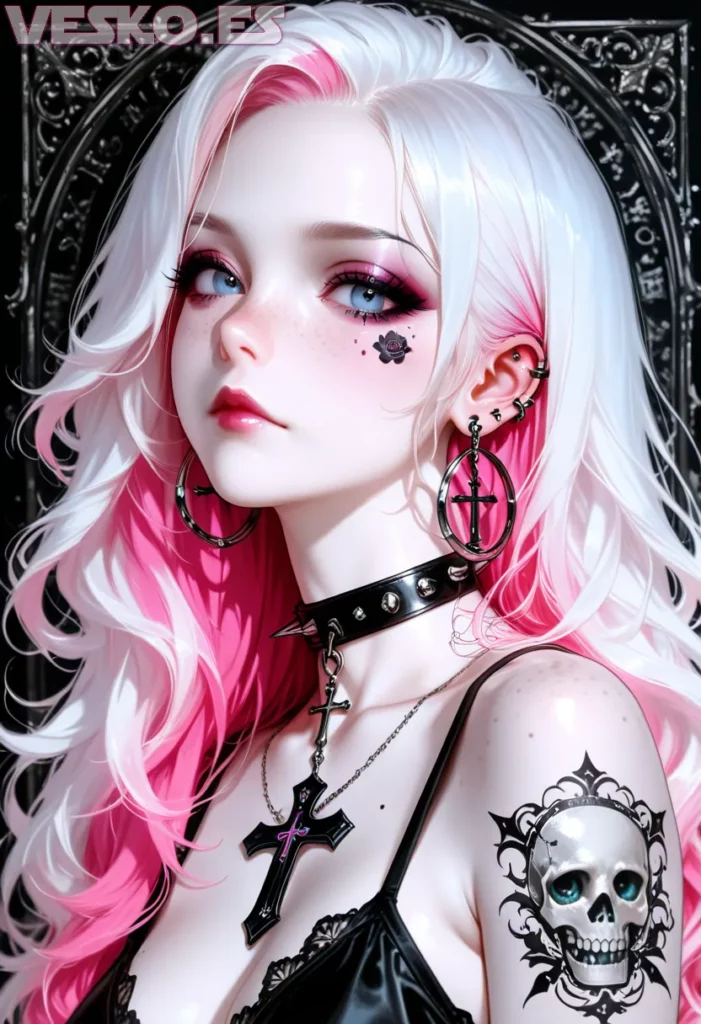 Arte hechos históricos increíbles de Chica Glamour Creada Con Flux 1 Dev Y Comfyui generado por IA