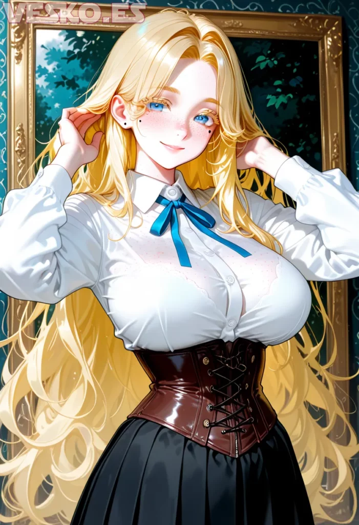 Arte hechos históricos increíbles de Chica Influencer Creada Con Flux 1 Dev generado por IA