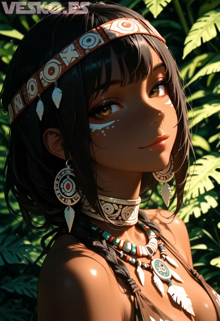 Arte hechos históricos increíbles de Chica Moderna Creada Con Flux 1 Dev Y Comfyui generado por IA