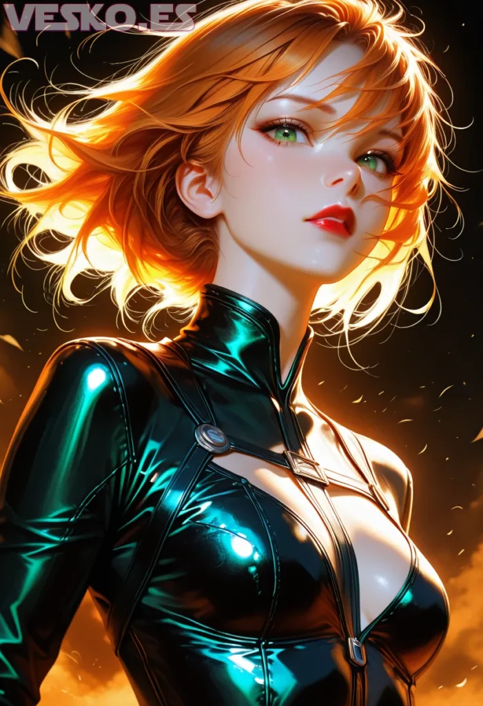 Arte hechos históricos increíbles de Rostro Femenino Cinematografico Flux 1 Dev generado por IA