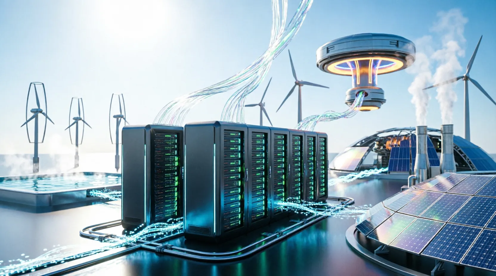 IA, centros de datos y centrales eléctricas: el futuro digital hacia 2030