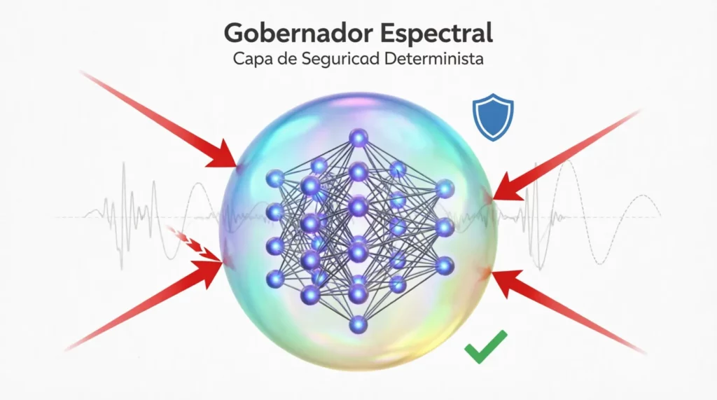 Gobernador Espectral: capa de seguridad determinista para modelos de IA que previene errores catastróficos.